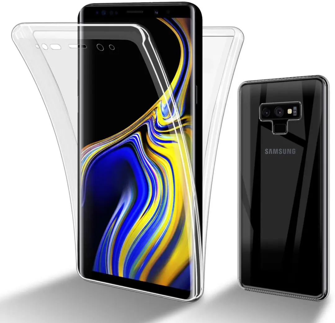Cadorabo Hoesje geschikt voor Samsung Galaxy NOTE 9 in TRANSPARANT