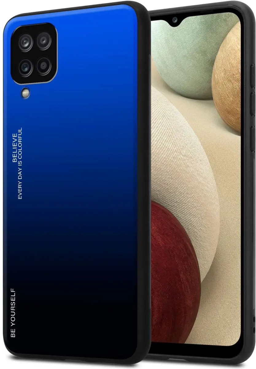 Cadorabo Hoesje geschikt voor Samsung Galaxy A12 / M12 in BLAUW