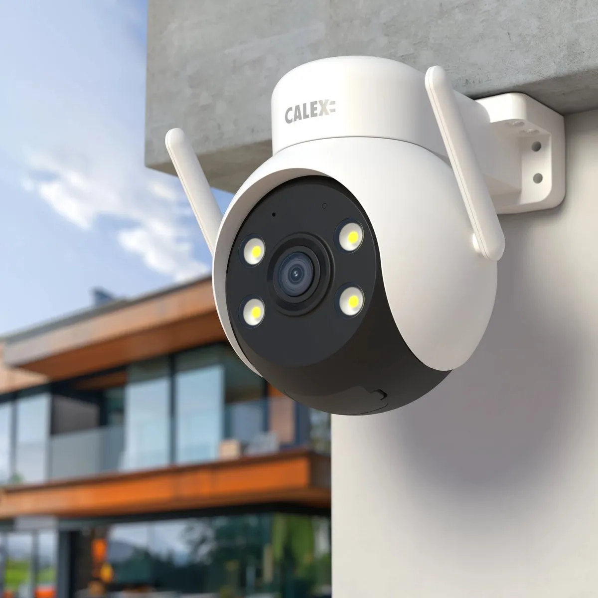 Calex Smart Security PTZ 5501001717-2 Beveiligingscamera - 2K Wit - Duopack