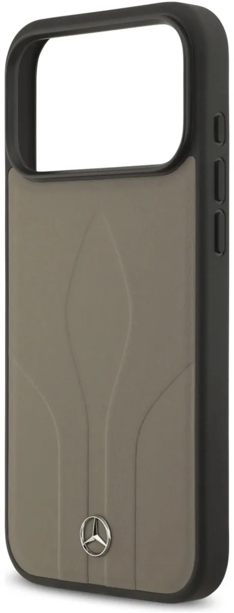 Mercedes The Move MagSafe Lederen Hoesje iPhone 17 Pro Max - Zwart