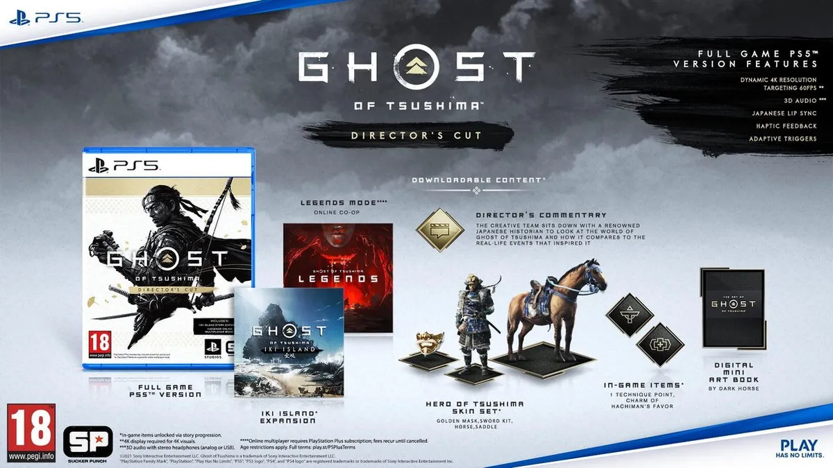 Sony PlayStation Ghost of Tsushima Directors Cut PS5