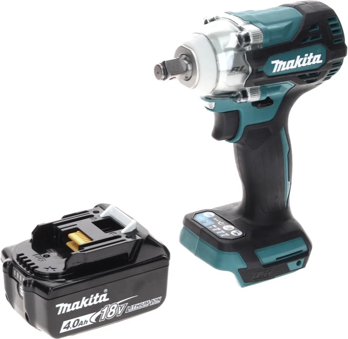 Makita DTW300M1 Slagmoersleutel 18V 330Nm 1/2" borstelloos - 4,0Ah
