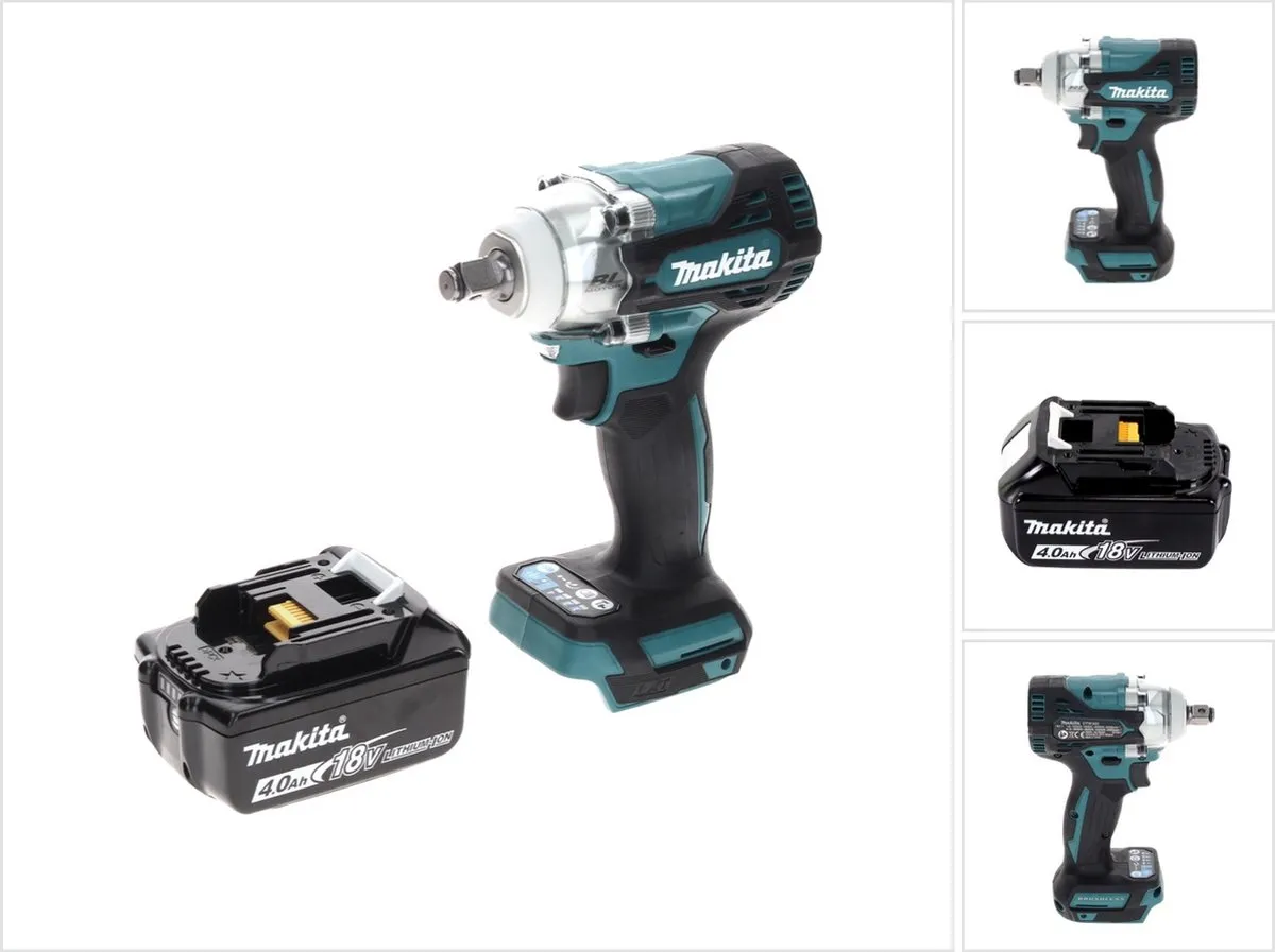 Makita DTW300M1 Slagmoersleutel 18V 330Nm 1/2" borstelloos