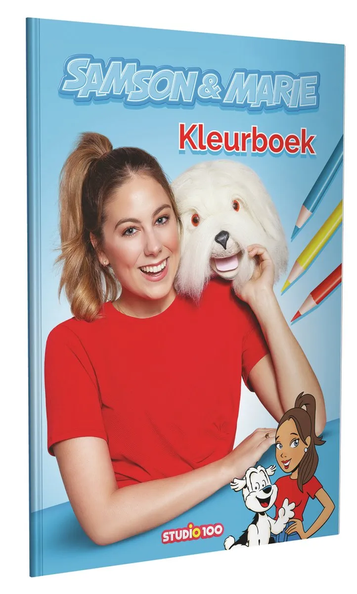 Studio 100 Samson & Marie Kleurboek - 32 Pagina's - Rood/Blauw