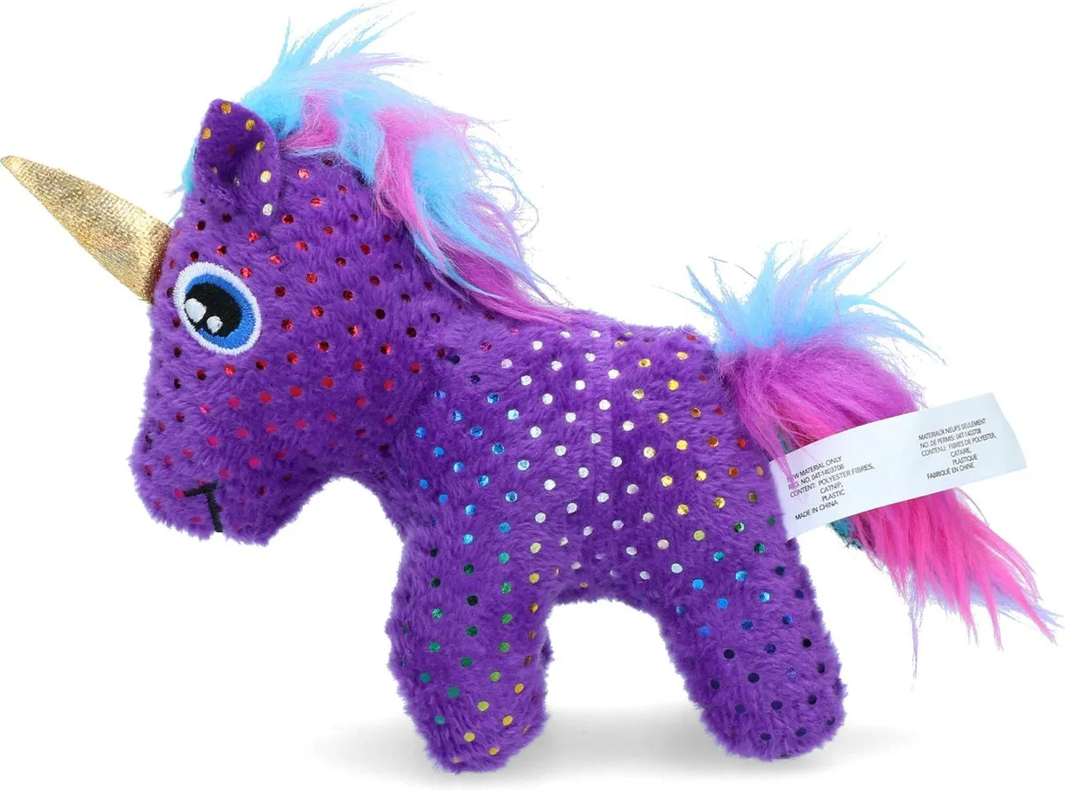 KONG Cat Enchanted Buzzy Unicorn - Paars