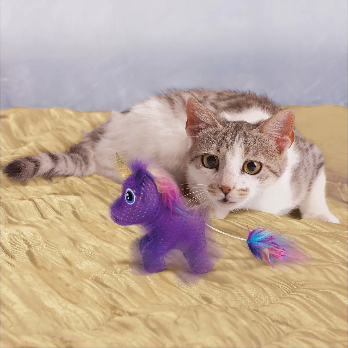 KONG Cat Enchanted Buzzy Unicorn - Paars
