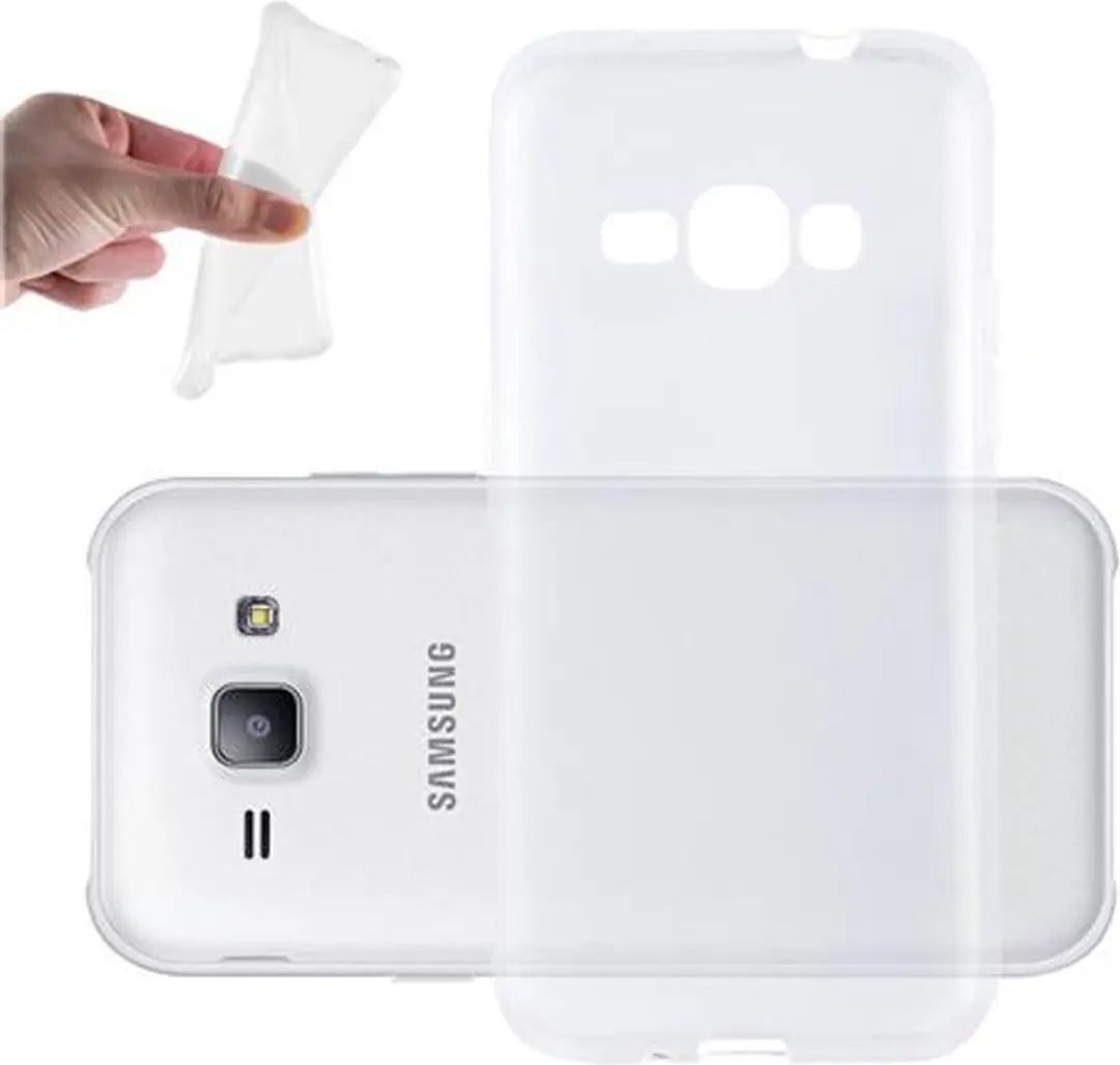 Cadorabo Hoesje geschikt voor Samsung Galaxy TREND 3 in VOLLEDIG TRANSPARANT