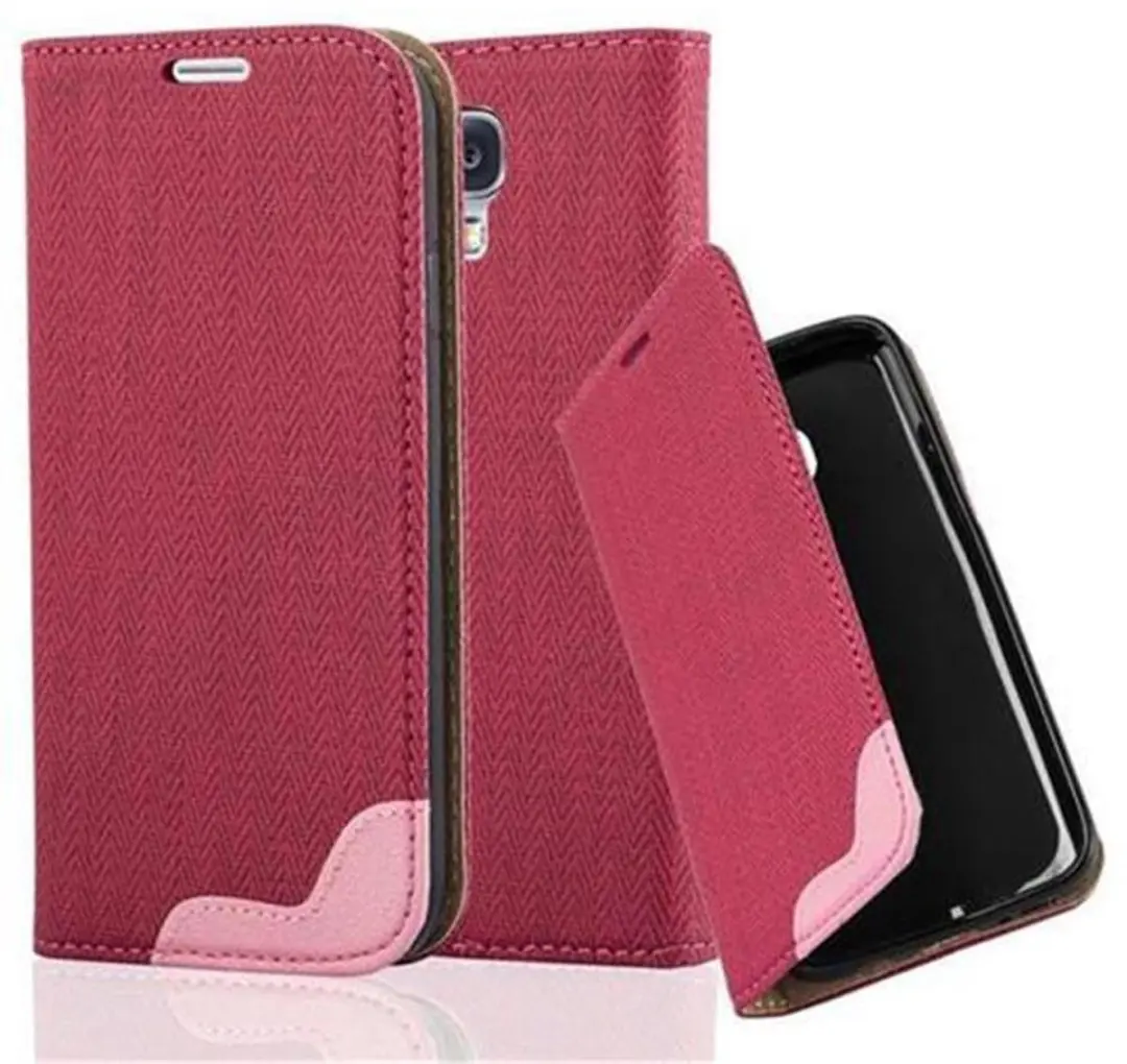 Cadorabo Hoesje geschikt voor Samsung Galaxy S4 in ROZE ROOD