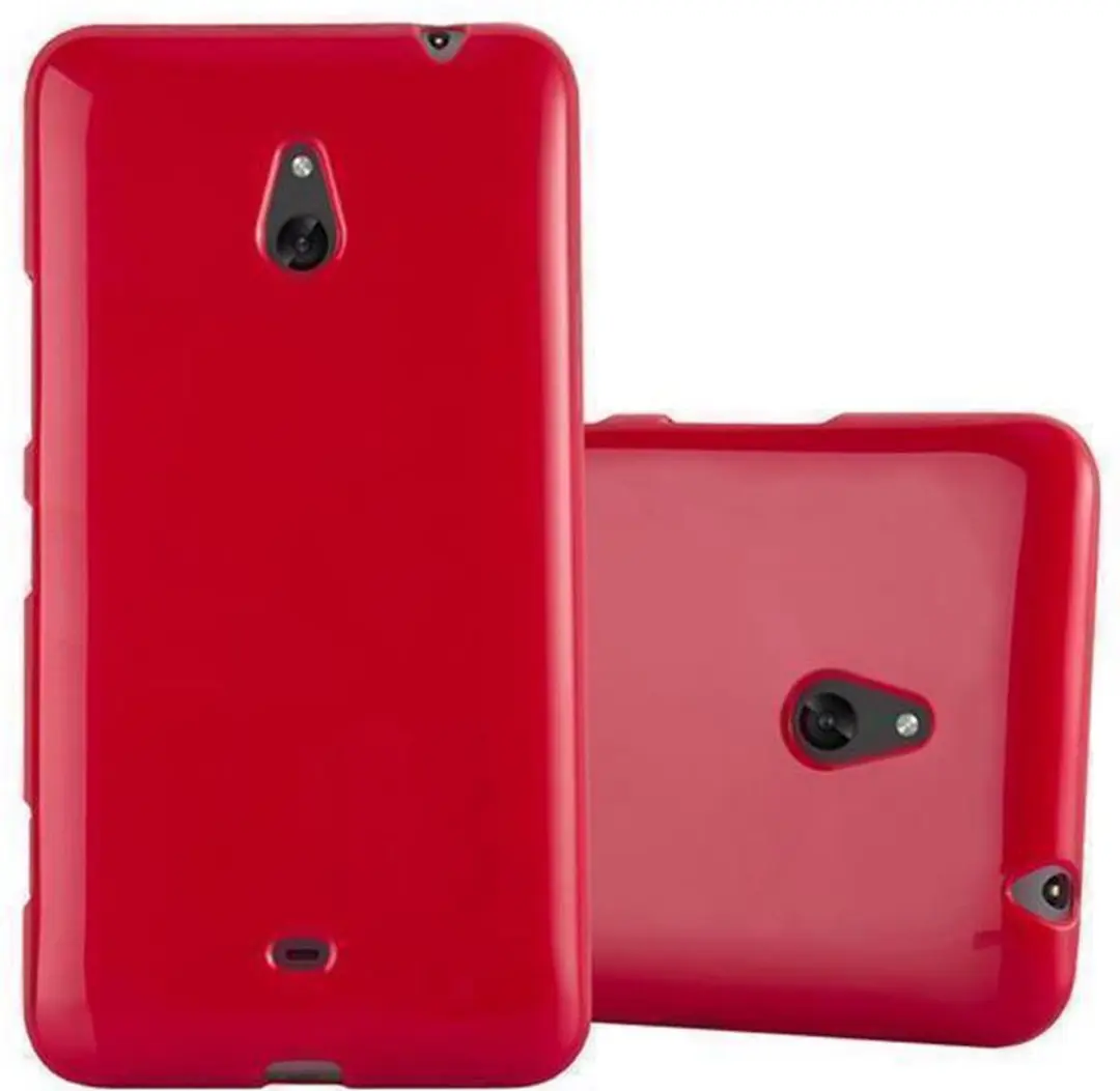 Cadorabo Hoesje geschikt voor Nokia Lumia 1320 in JELLY ROOD
