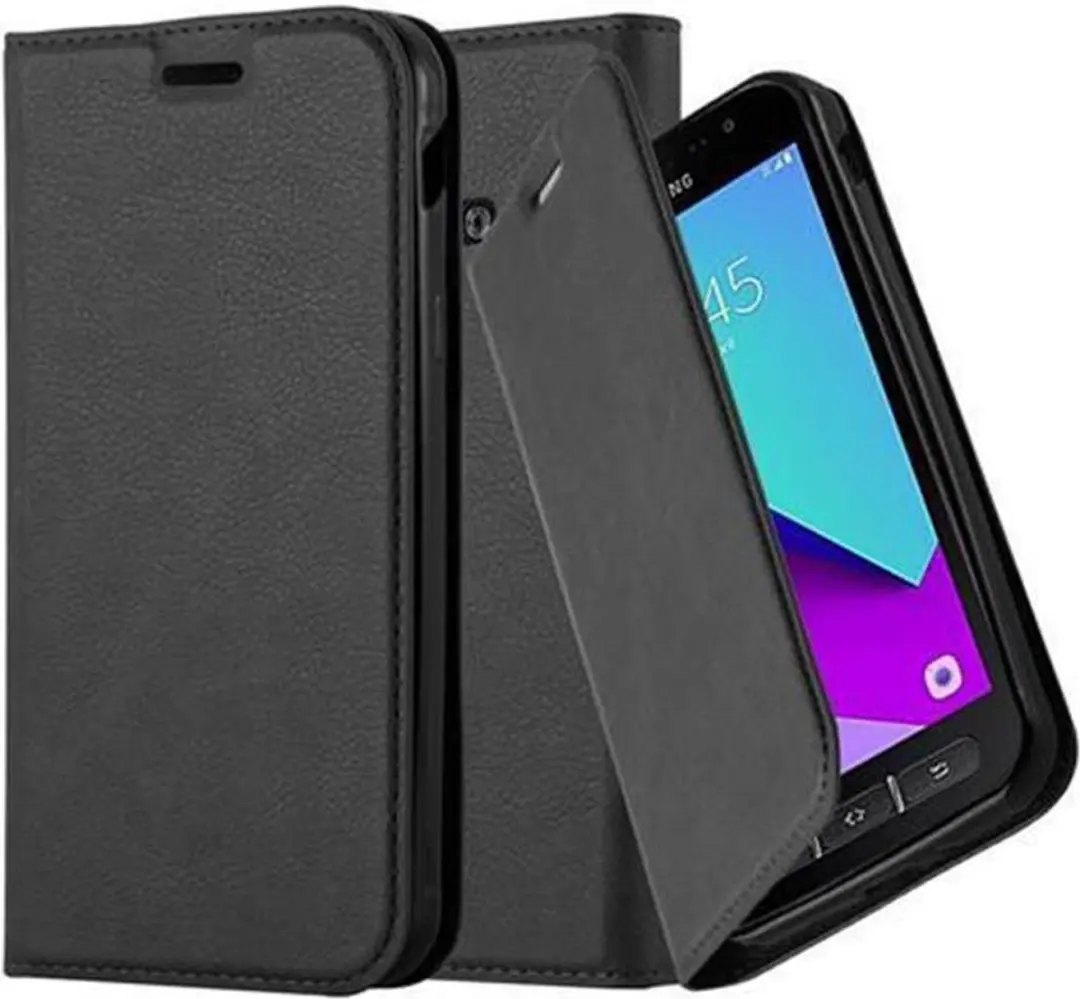 Cadorabo Hoesje geschikt voor Samsung Galaxy XCover 4 / XCover 4s in ZWARTE NACH