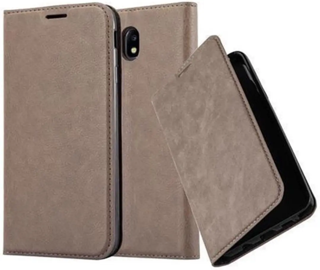 Cadorabo Hoesje geschikt voor Samsung Galaxy J3 2017 in KOFFIE BRUIN