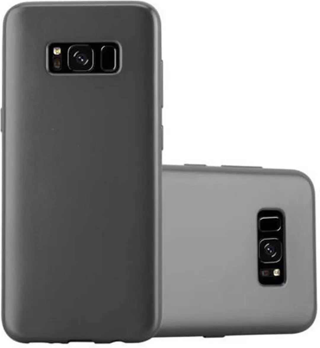 Cadorabo Hoesje geschikt voor Samsung Galaxy S8 in METALLIC GRIJS