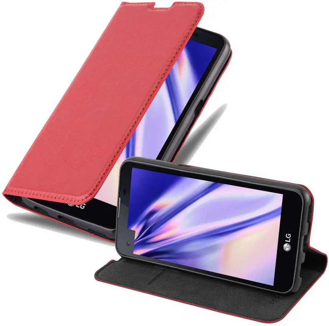 Cadorabo Hoesje geschikt voor LG X SCREEN in APPEL ROOD