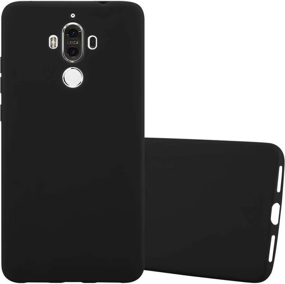 Cadorabo Hoesje geschikt voor Huawei MATE 9 in CANDY ZWART