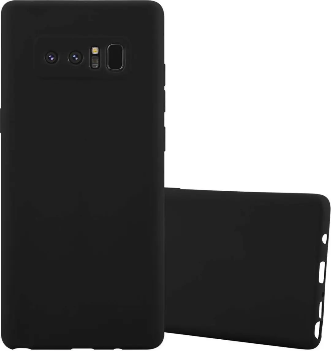 Cadorabo Hoesje geschikt voor Samsung Galaxy NOTE 8 in CANDY ZWART