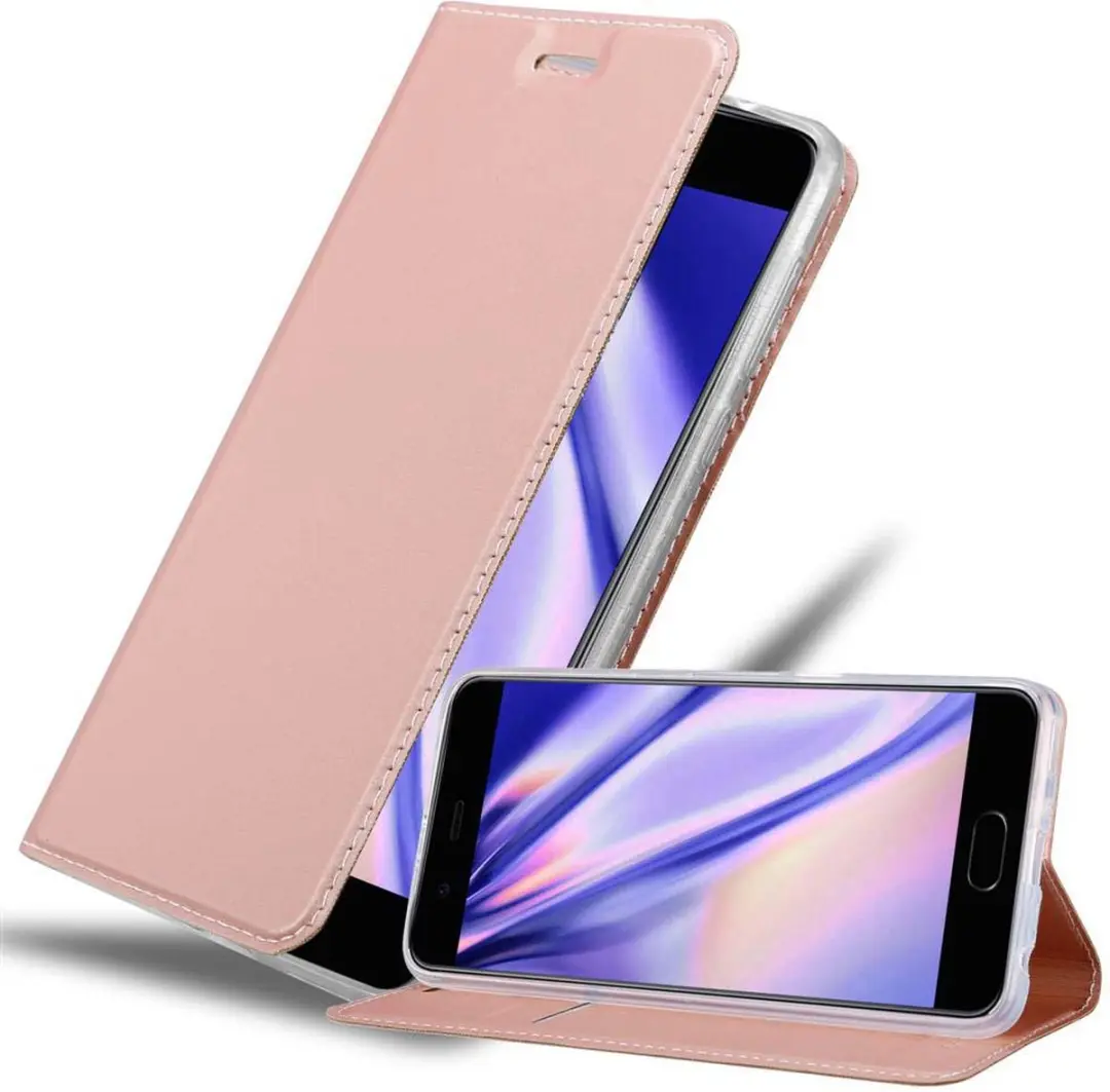 Cadorabo Hoesje geschikt voor Huawei P10 PLUS in CLASSY ROSE GOUD