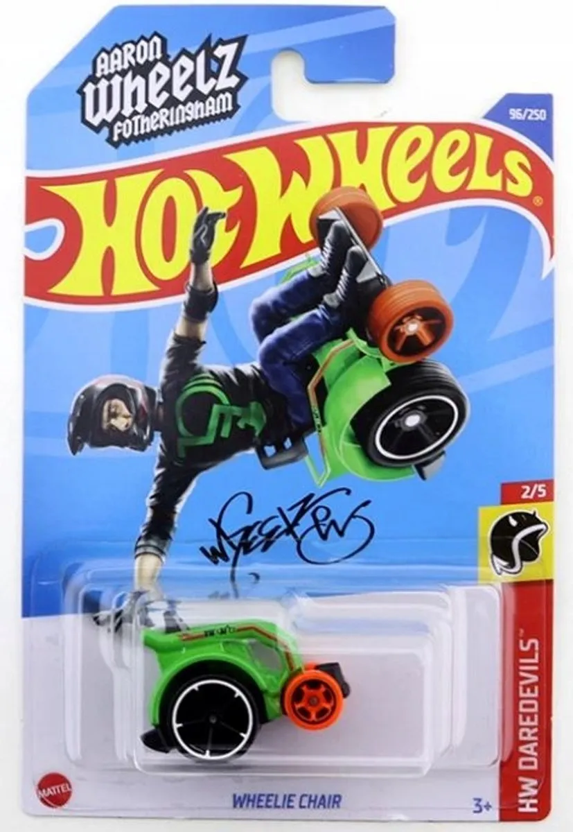 Hot Wheels Wheelie Chair Speelgoedauto Groen 1:64