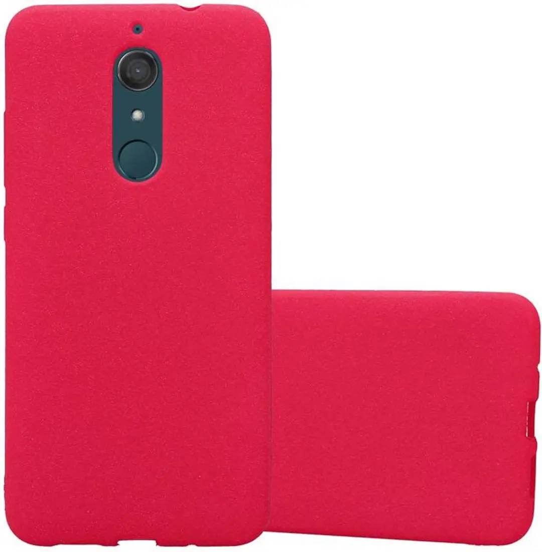 Cadorabo Hoesje geschikt voor WIKO VIEW XL in FROST ROOD