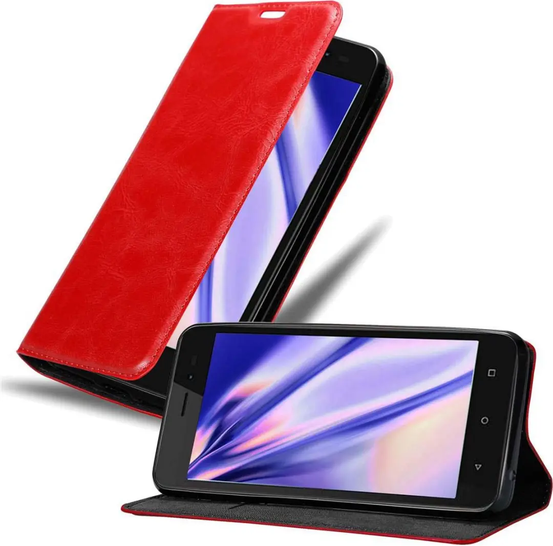 Cadorabo Hoesje geschikt voor WIKO SUNNY 3 in APPEL ROOD