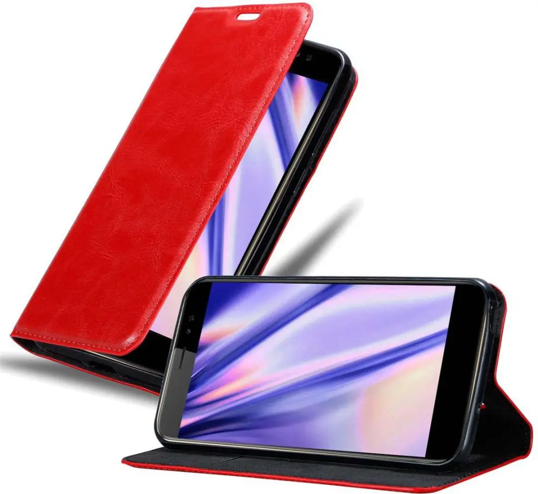 Cadorabo Hoesje geschikt voor ZTE Nubia N1 LITE in APPEL ROOD
