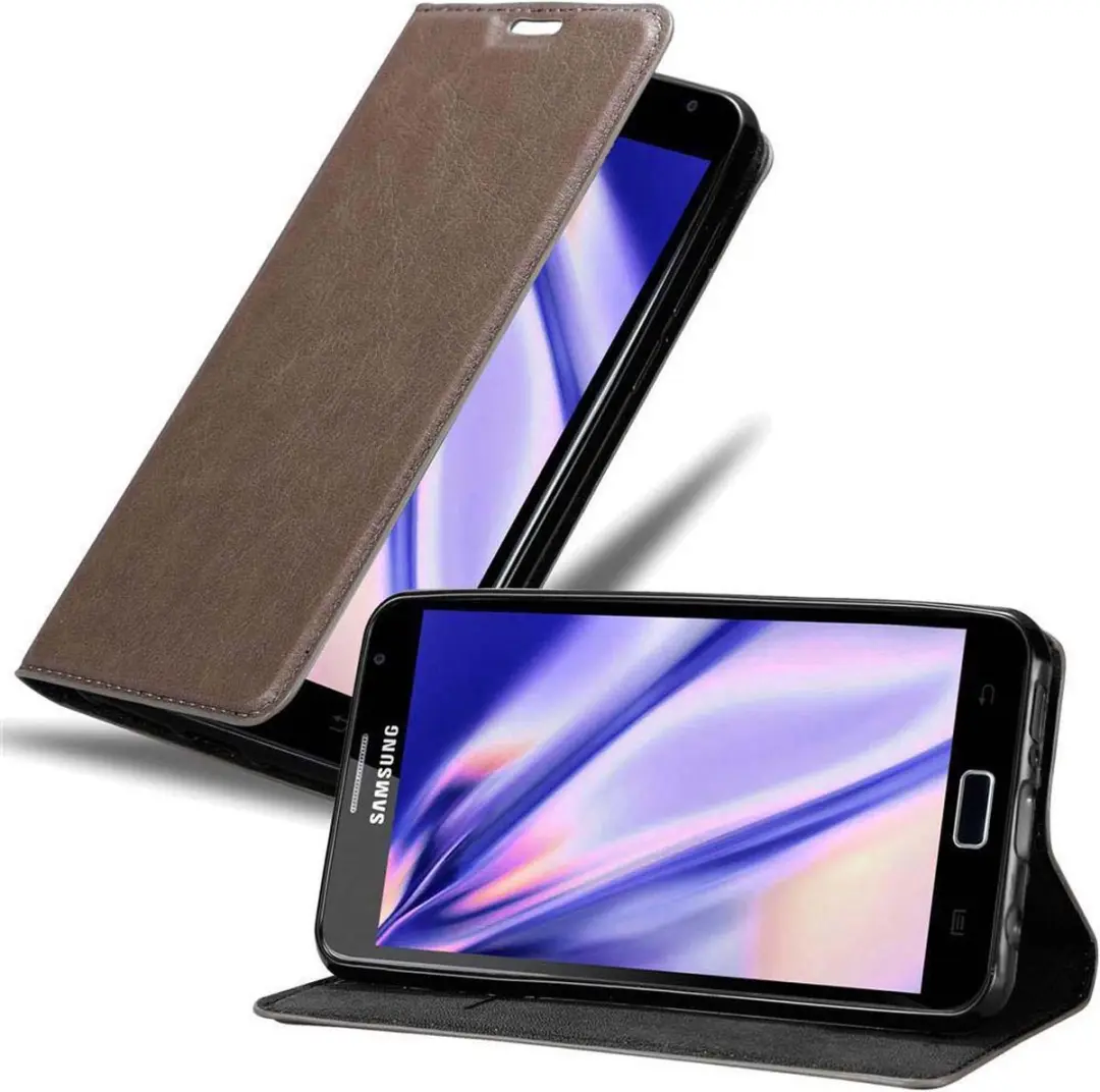 Cadorabo Hoesje geschikt voor Samsung Galaxy NOTE 1 in KOFFIE BRUIN