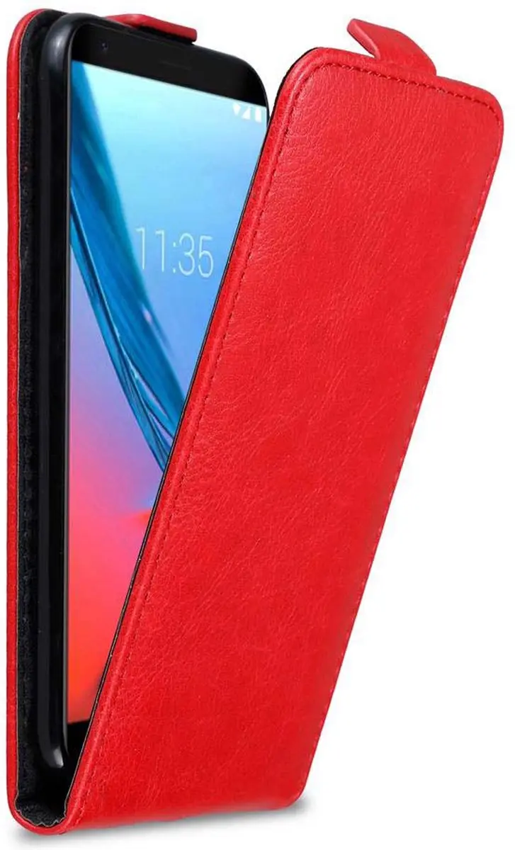 Cadorabo Hoesje geschikt voor ZTE Blade V9 in APPEL ROOD