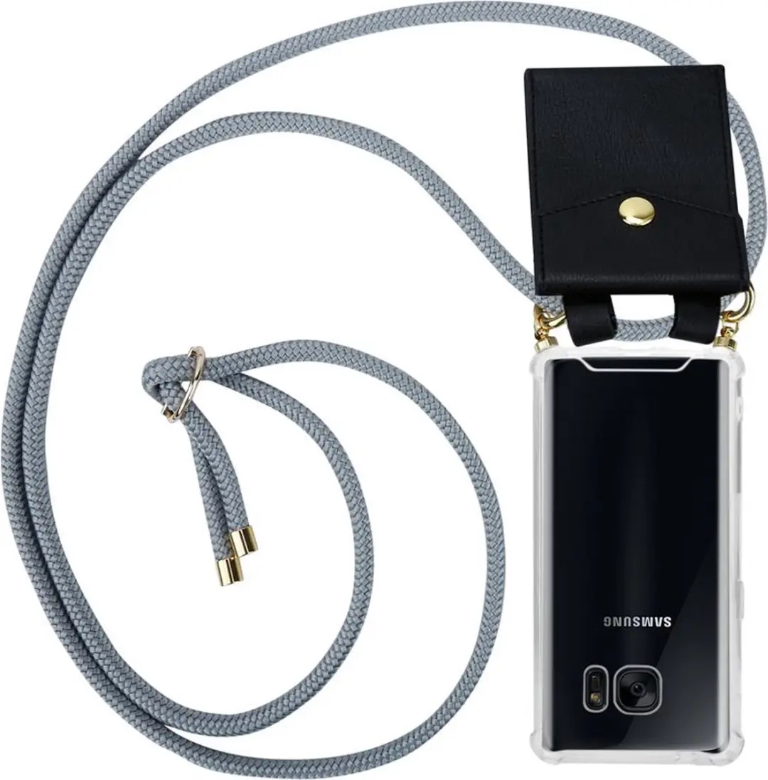 Cadorabo Hoesje geschikt voor Samsung Galaxy S7 in ZILVER GRIJS