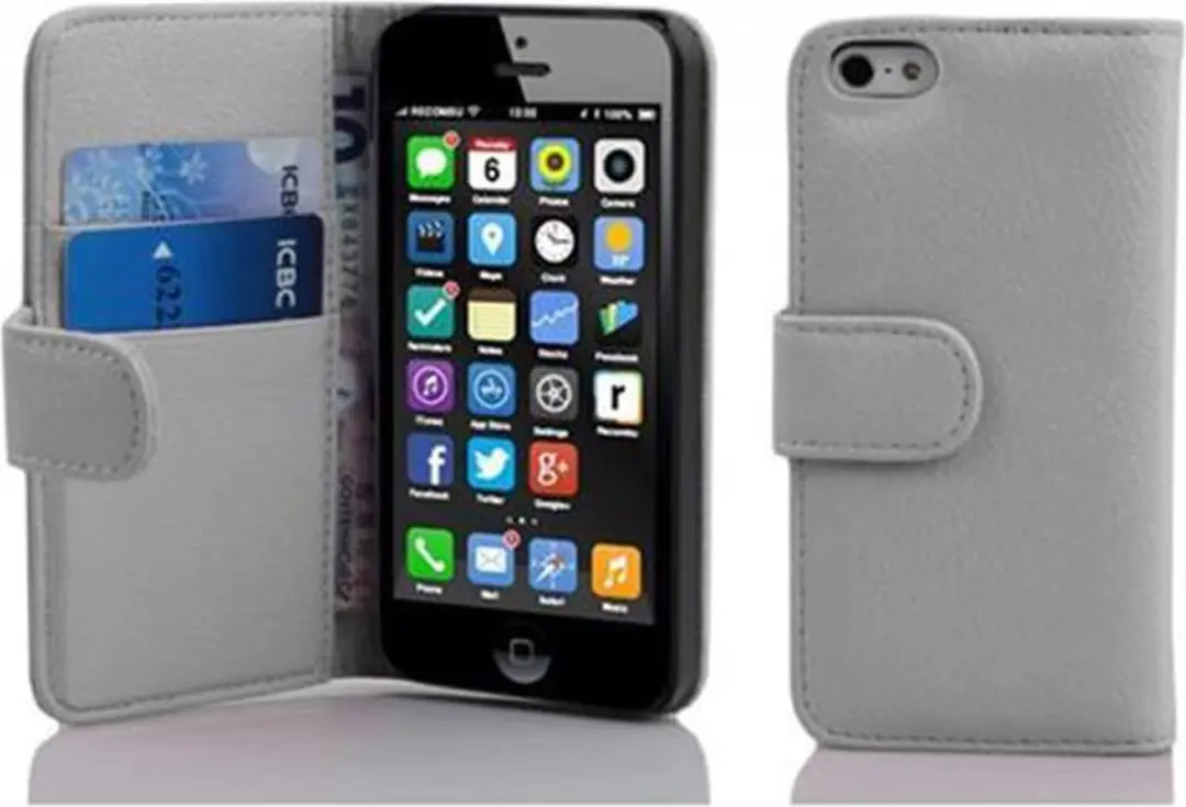Cadorabo Hoesje geschikt voor Apple iPhone 5C in MAGNESIUM WIT