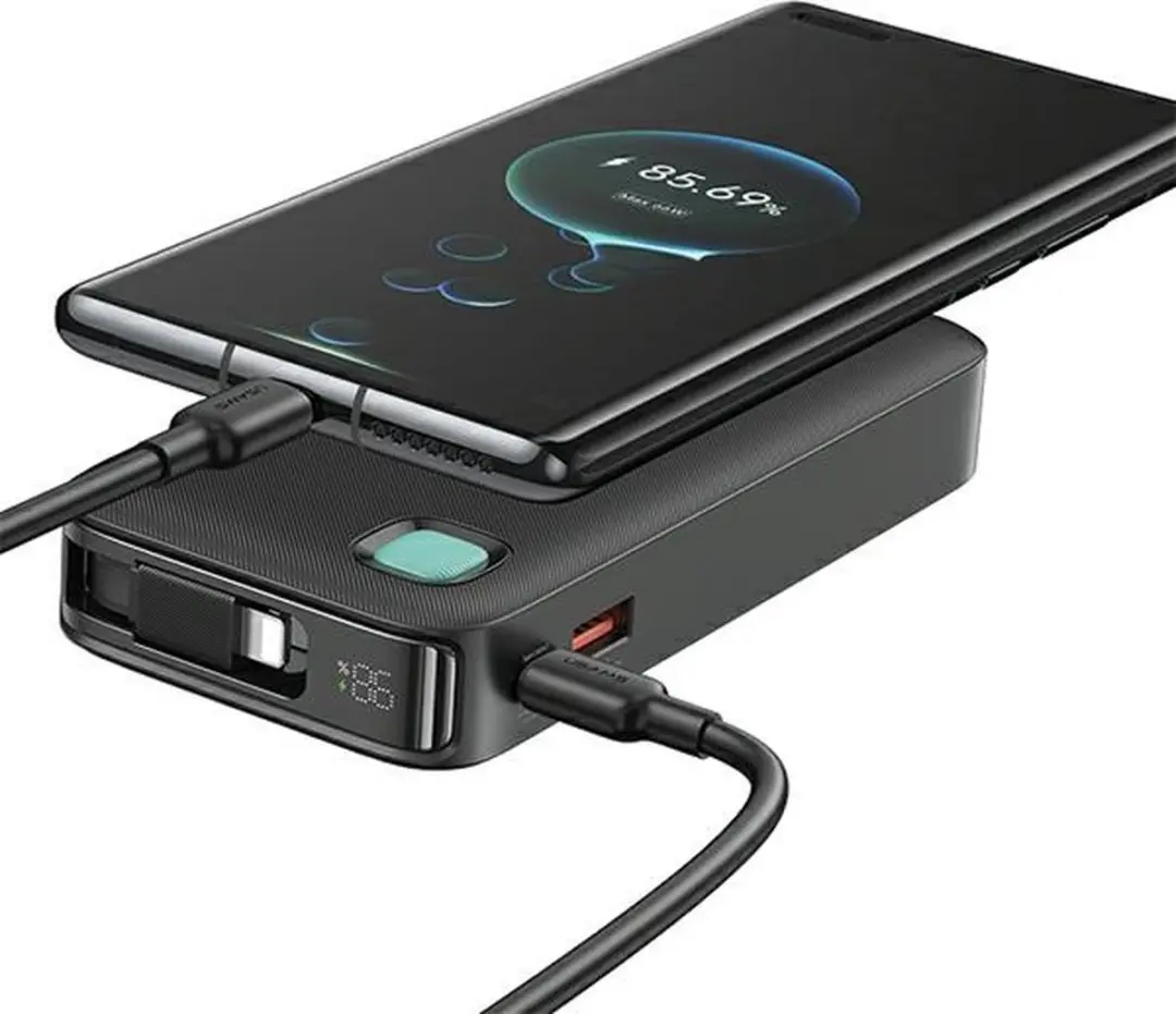 USAMS XY Series Powerbank 10000mAh - Lightning - Paars - afbeelding 6 van 6