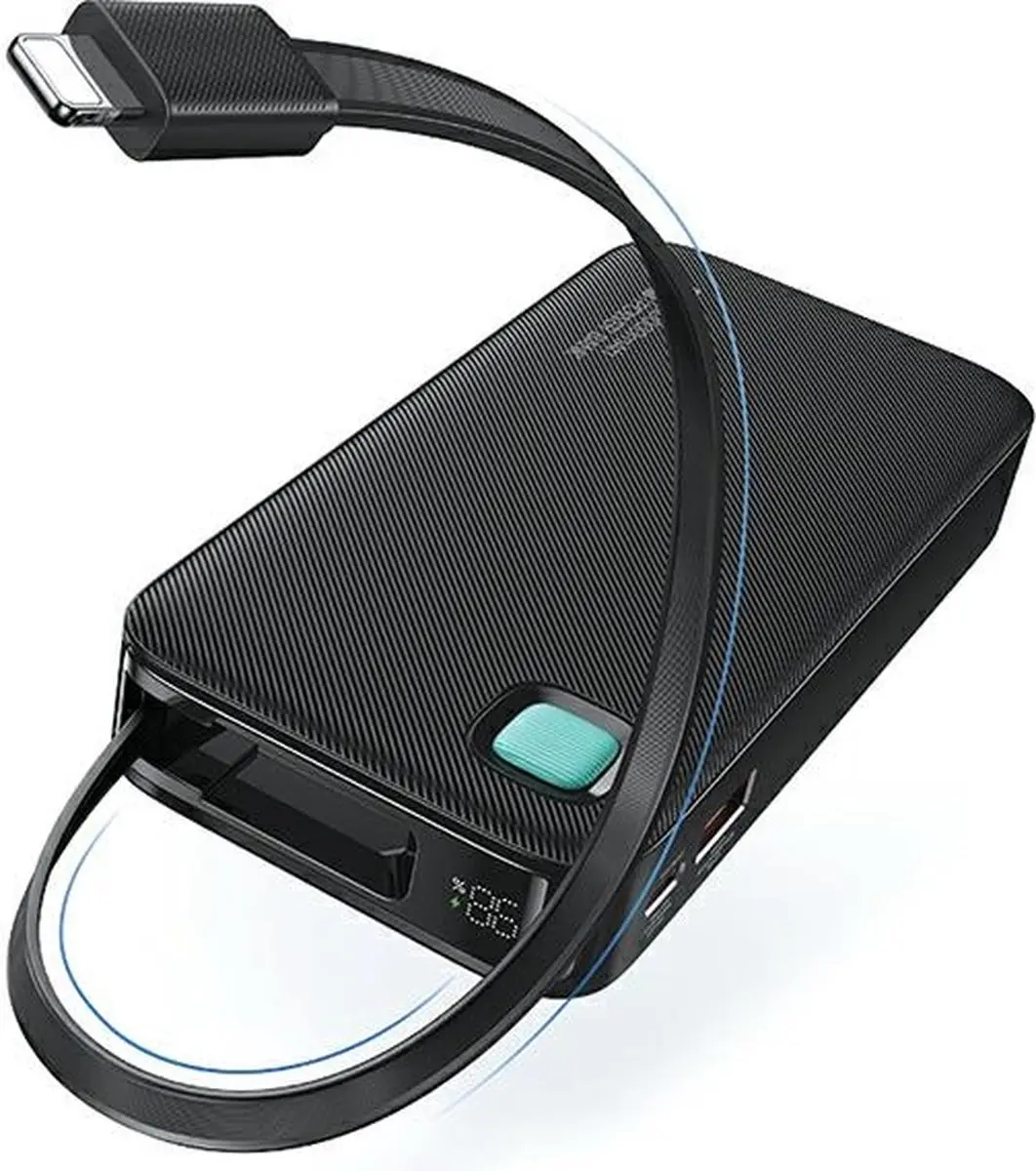 USAMS XY Series Powerbank 10000mAh - Lightning - Paars - afbeelding 2 van 6