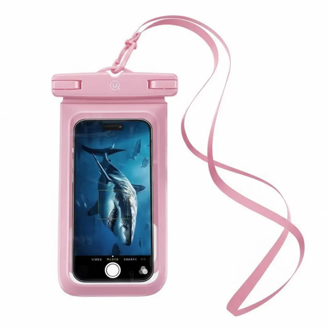 USAMS Smartphonehoes FSD1403 - Waterdicht IP68 - Roze - afbeelding 2 van 6