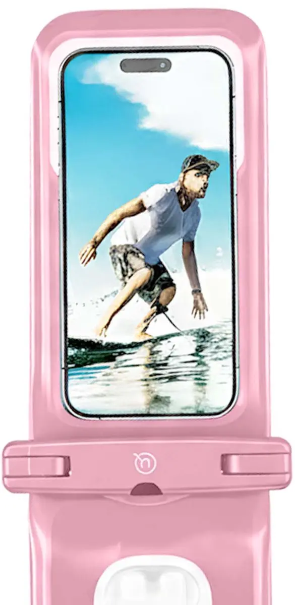 USAMS Smartphonehoes FSD1403 - Waterdicht IP68 - Roze - afbeelding 4 van 6