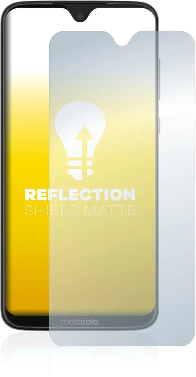 upscreen Moto G7 Plus Reflection Shield Mat Screenprotector - afbeelding 6 van 6