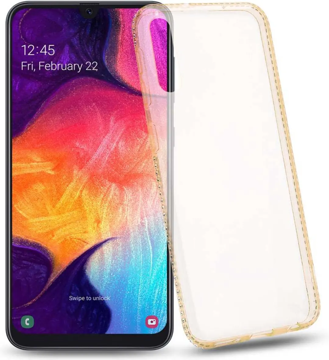 Cadorabo Hoesje geschikt voor Samsung Galaxy A50 4G / A50s / A30s in TRANSPARANT