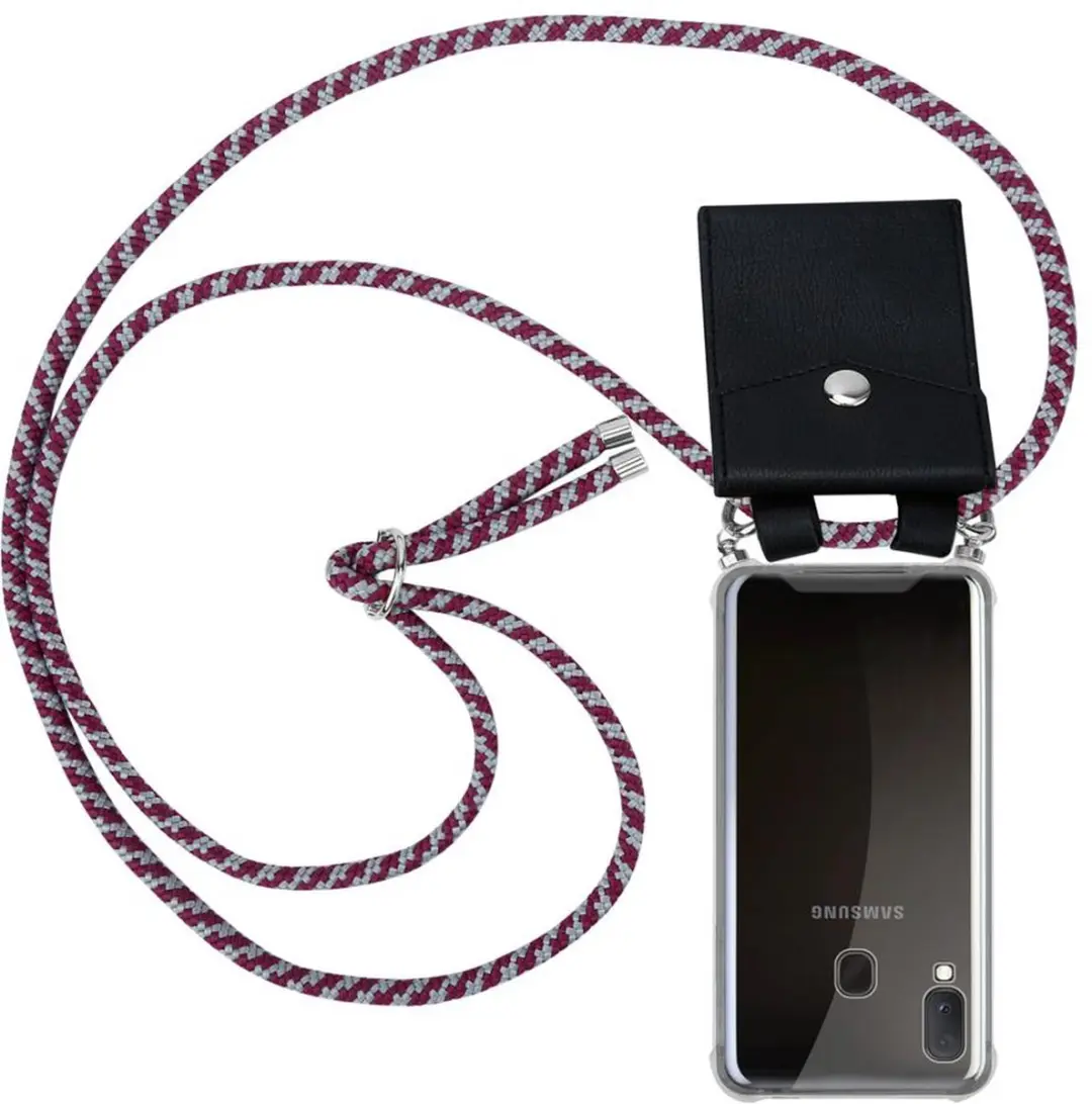 Cadorabo Hoesje geschikt voor Samsung Galaxy A10e / A20e in ROOD WIT