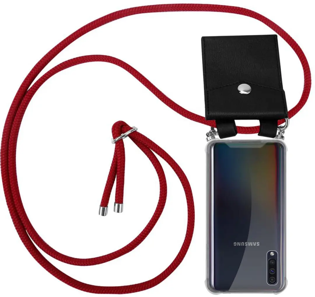 Cadorabo Hoesje geschikt voor Samsung Galaxy A50 4G / A50s / A30s in ROBIJN ROOD