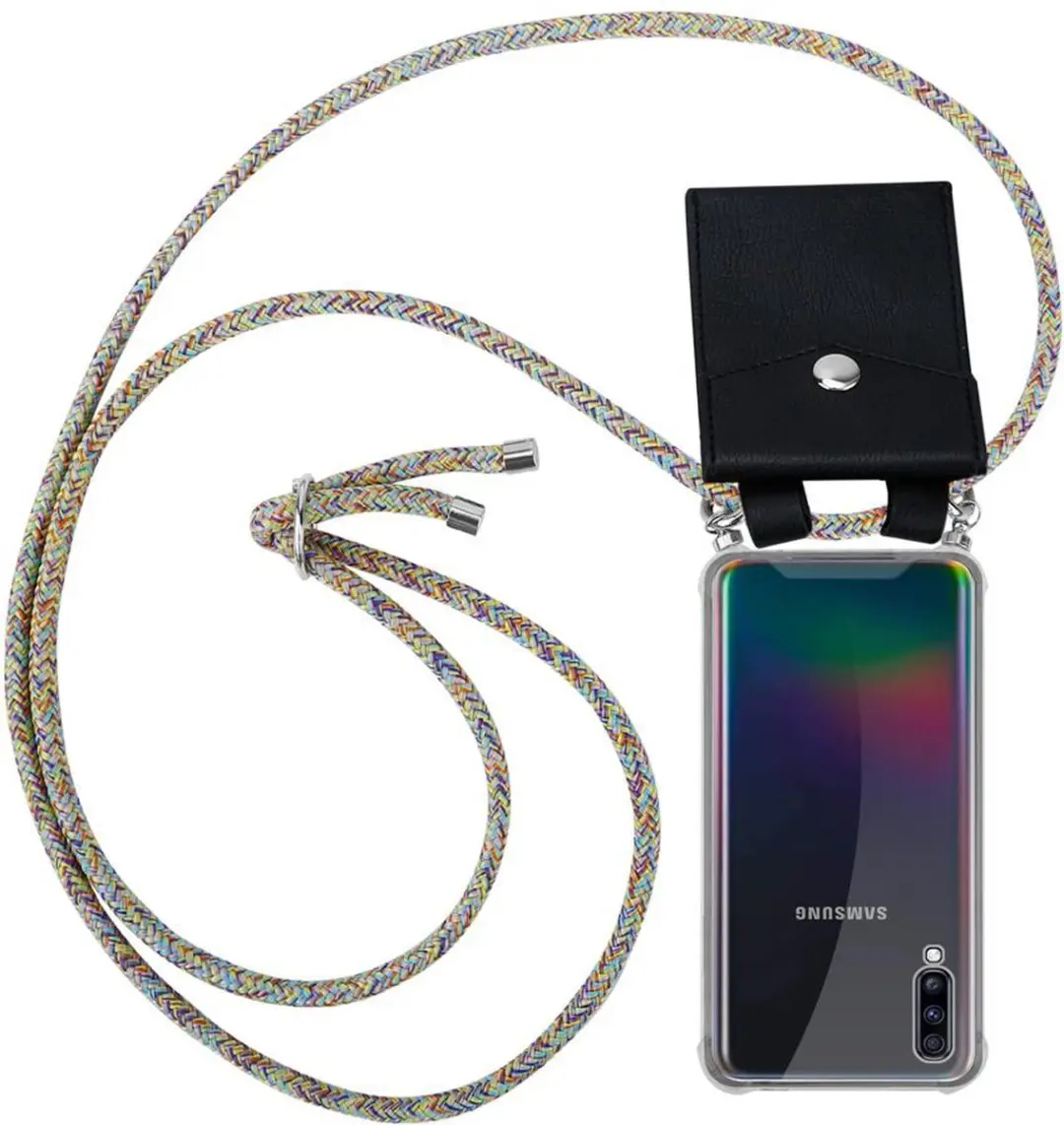Cadorabo Hoesje geschikt voor Samsung Galaxy A70 / A70s in REGENBOOG
