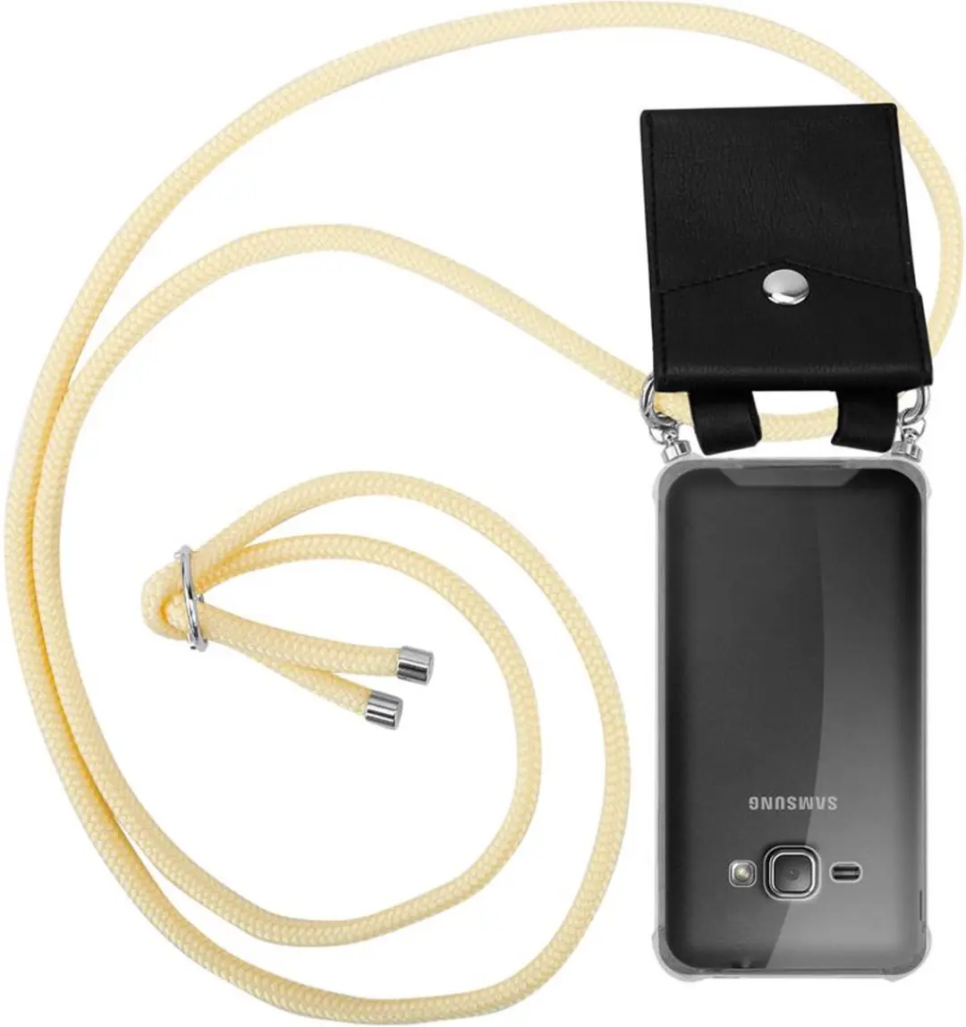 Cadorabo Hoesje geschikt voor Samsung Galaxy J1 2016 in ROOM BEIGE