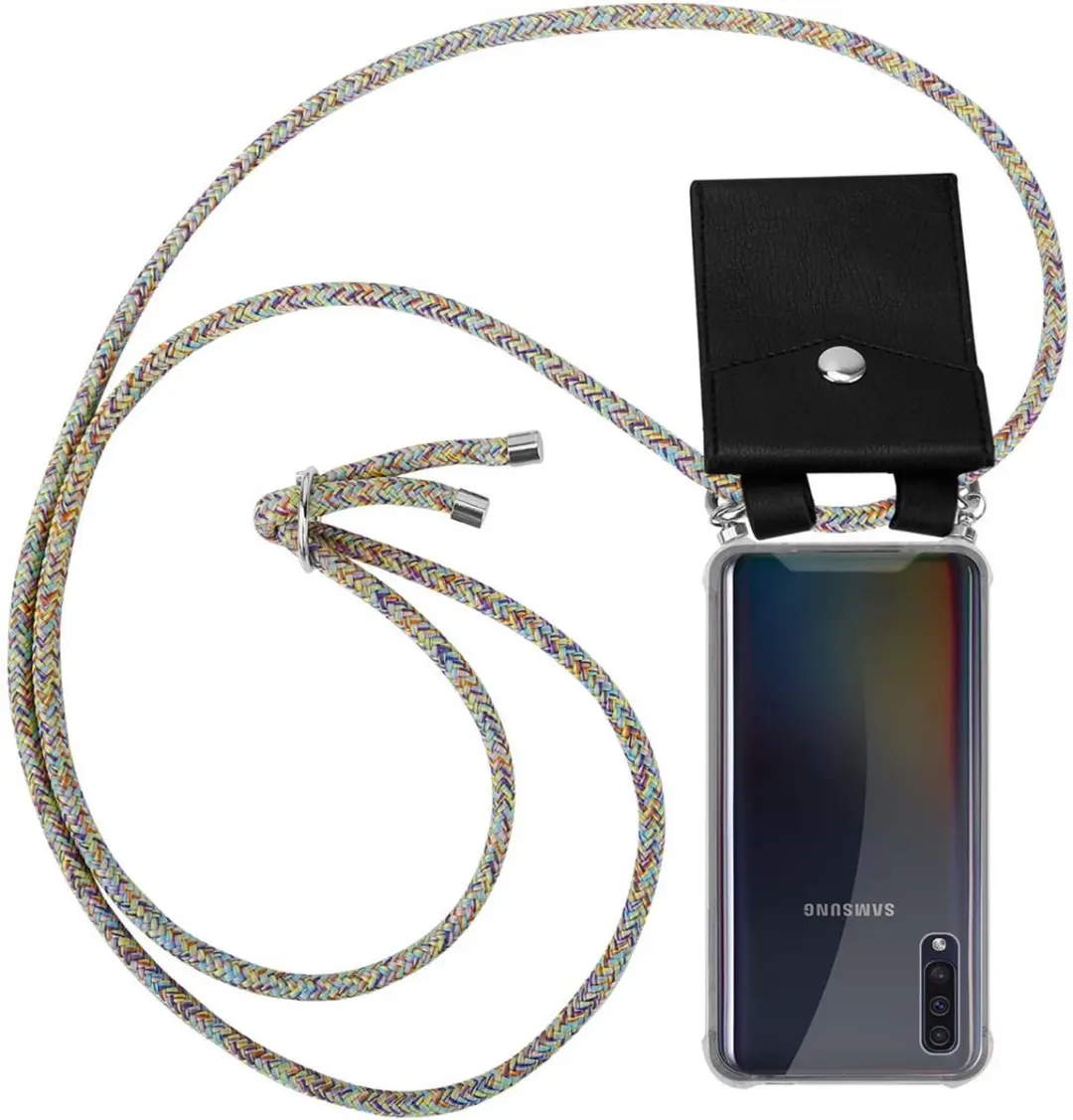 Cadorabo Hoesje geschikt voor Samsung Galaxy A50 4G / A50s / A30s in REGENBOOG