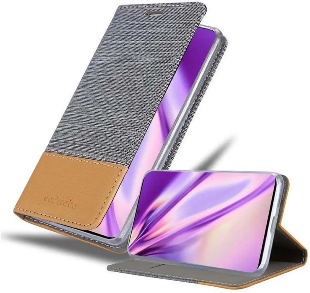 Cadorabo Hoesje geschikt voor Samsung Galaxy S20 PLUS in LICHTGRIJS BRUIN