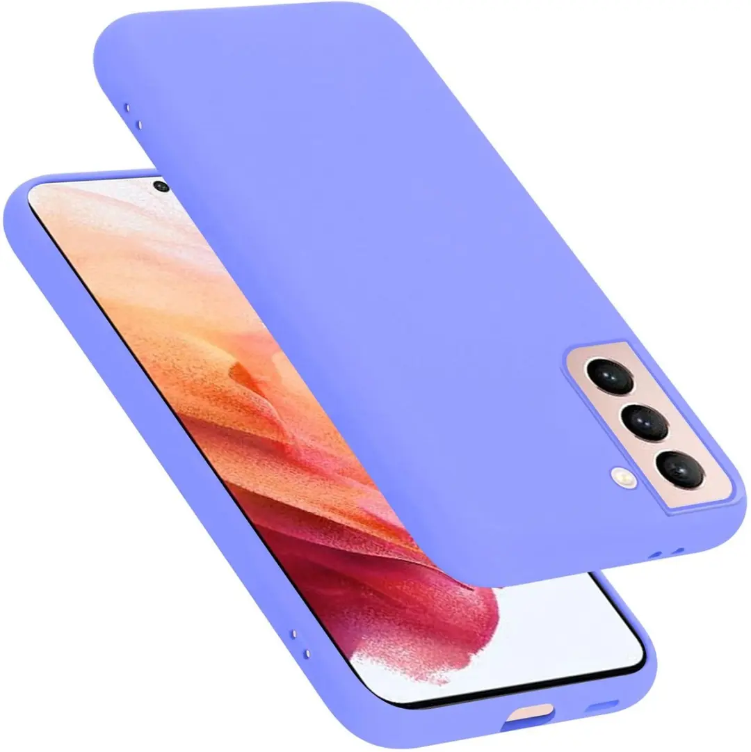 Cadorabo Hoesje geschikt voor Samsung Galaxy S21 5G in LIQUID LICHT PAARS