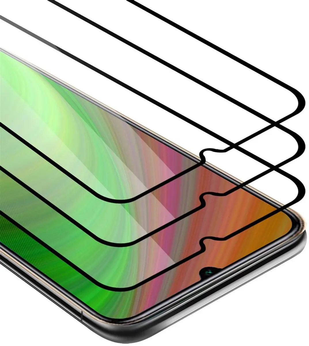 Cadorabo 3x Screenprotector geschikt voor Xiaomi RedMi 10X 5G / RedMi 10X PRO 5G