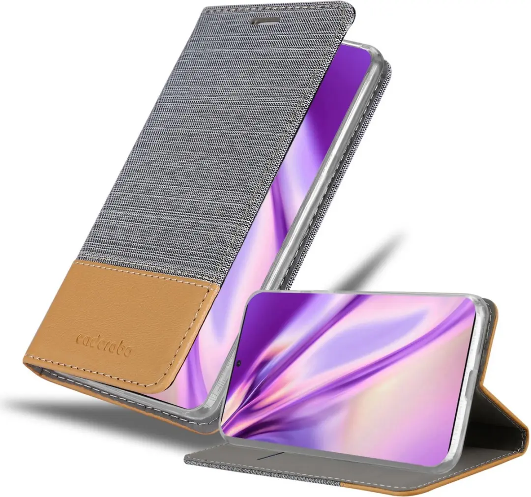 Cadorabo Hoesje geschikt voor Samsung Galaxy NOTE 20 ULTRA in LICHTGRIJS BRUIN