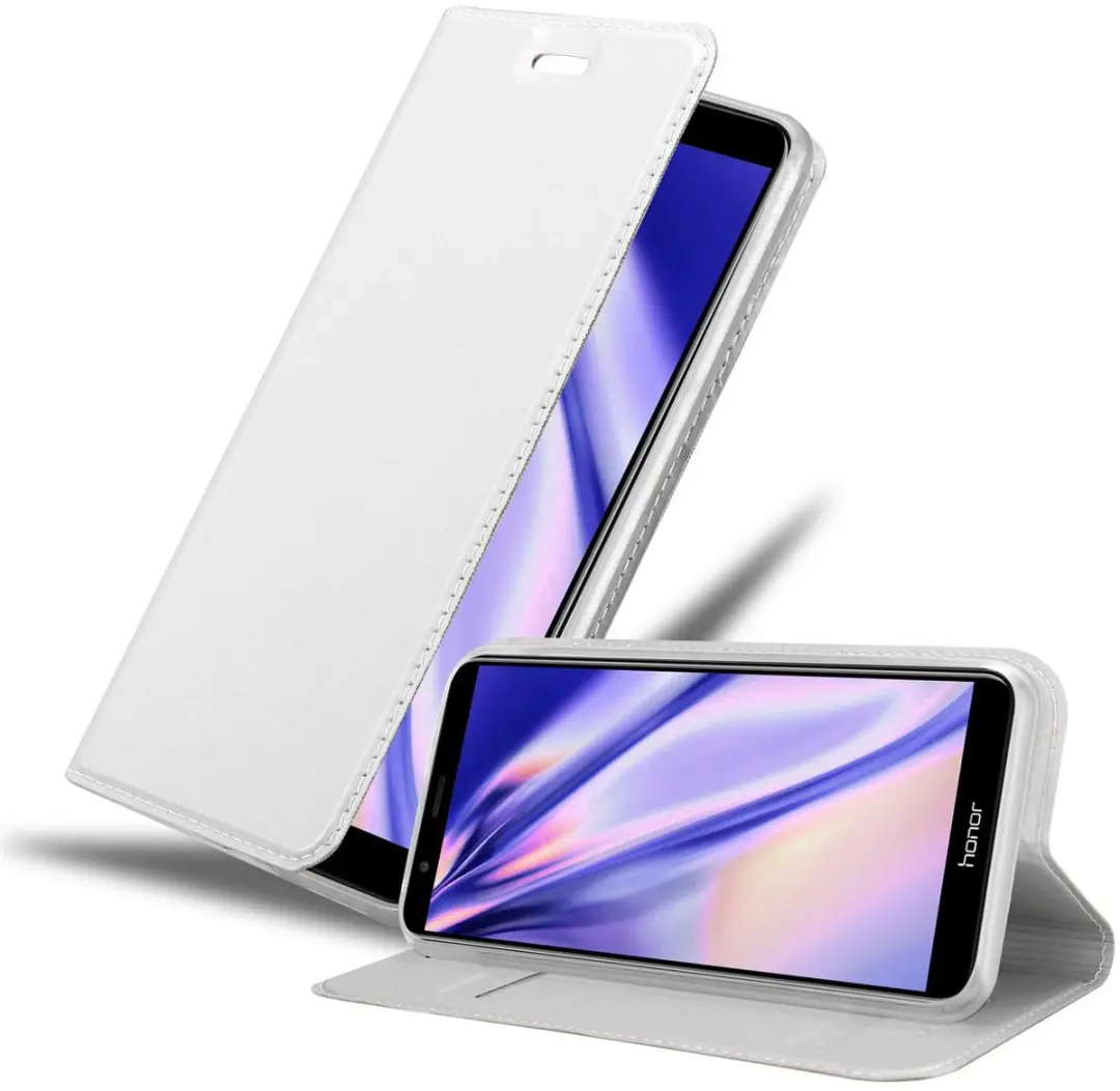 Cadorabo Hoesje geschikt voor Honor 7X in CLASSY ZILVER
