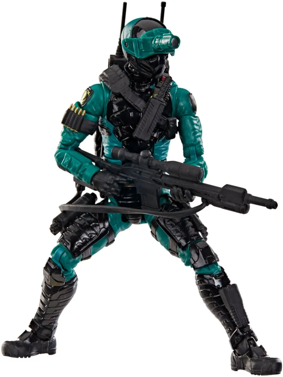 Hasbro G.I. JOE Night-Viper Figure Classified Series #187 G22735X0 - 15cm - Zwart/Groen
