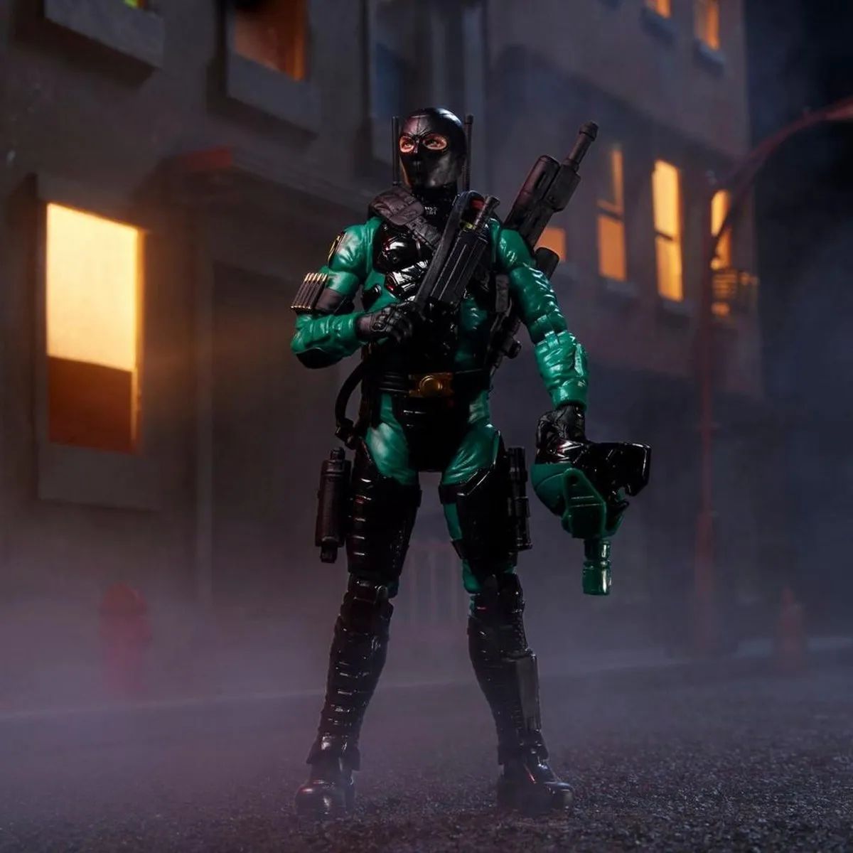 Hasbro G.I. JOE Night-Viper Figure Classified Series #187 G22735X0 - 15cm - Zwart/Groen