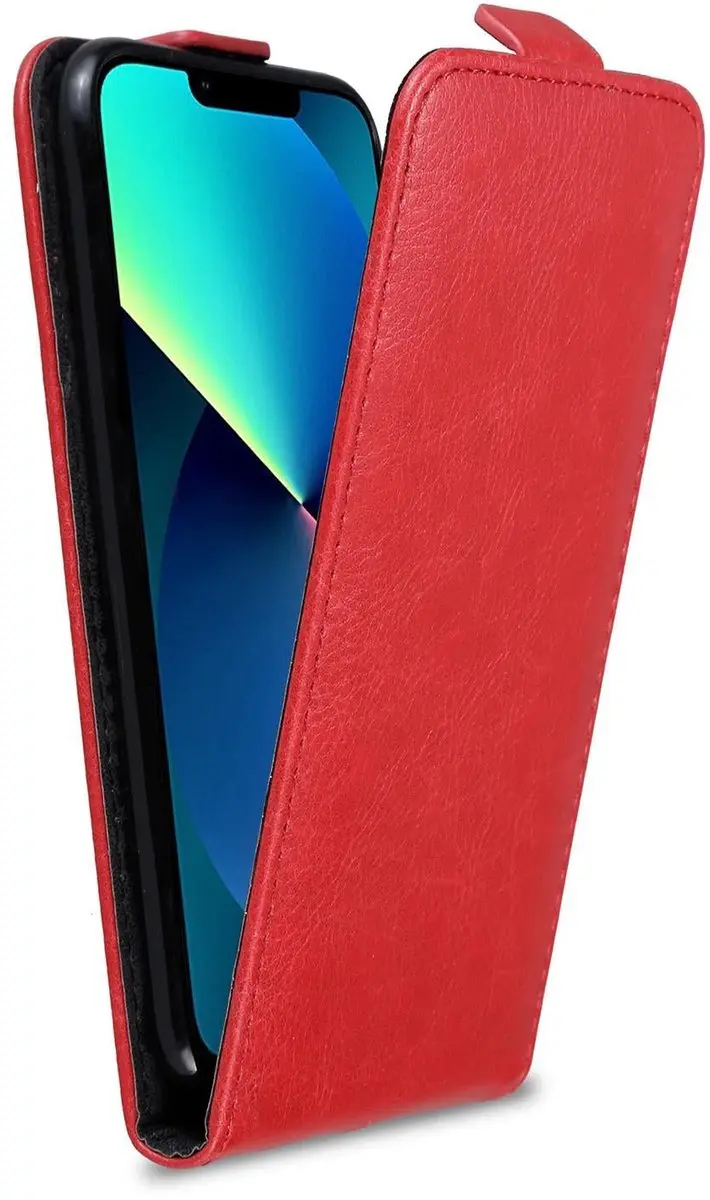 Cadorabo Hoesje geschikt voor Apple iPhone 13 PRO MAX in CHILI ROOD