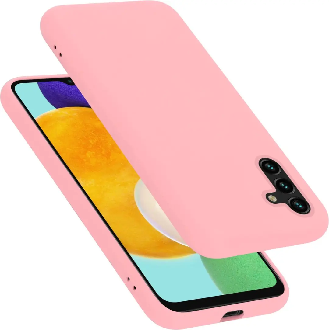 Cadorabo Hoesje geschikt voor Samsung Galaxy A13 5G in LIQUID ROZE