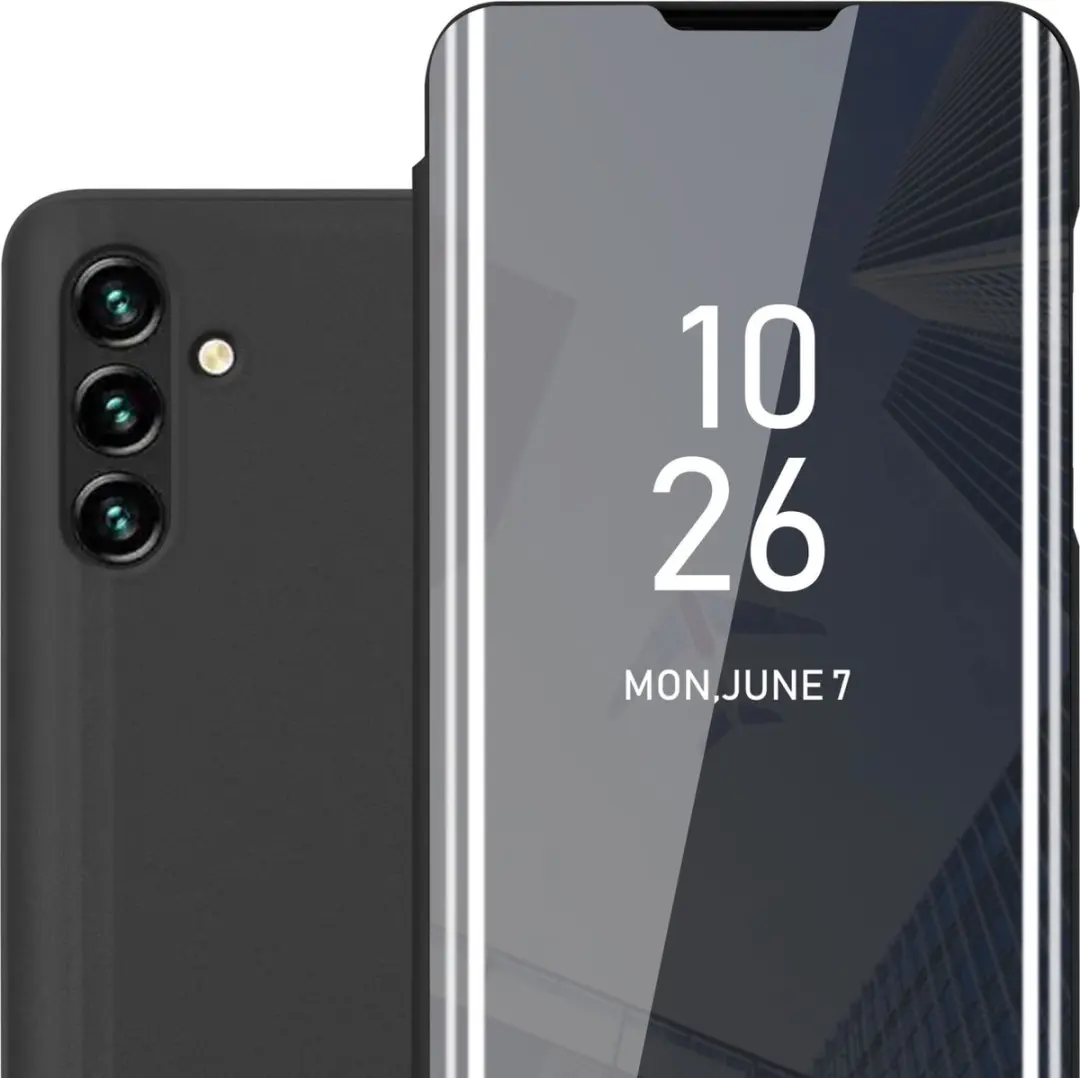 Cadorabo Hoesje geschikt voor Samsung Galaxy A13 5G in TOERMALIJN ZWART