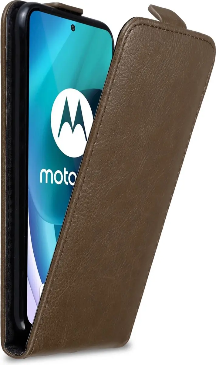 Cadorabo Hoesje geschikt voor Motorola MOTO G71 5G in KOFFIE BRUIN